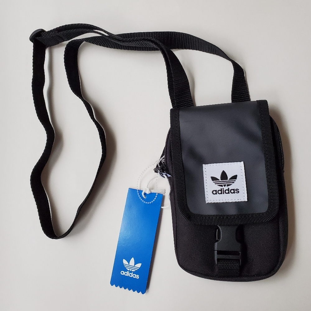 Adidas Originals Black Map Bag NWT